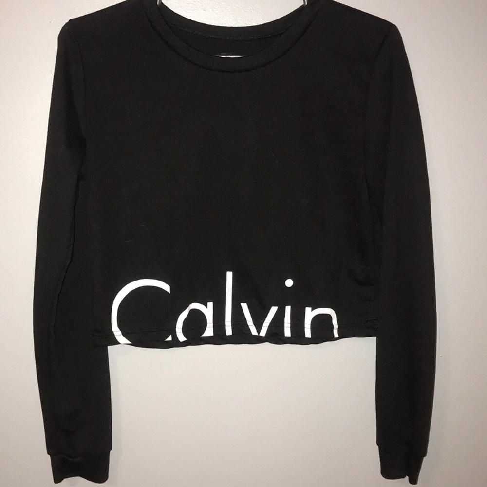 Calvin Klein crop long sleeve